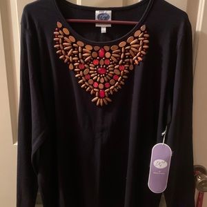 Diane Gilman XL Long Sleeves NWT